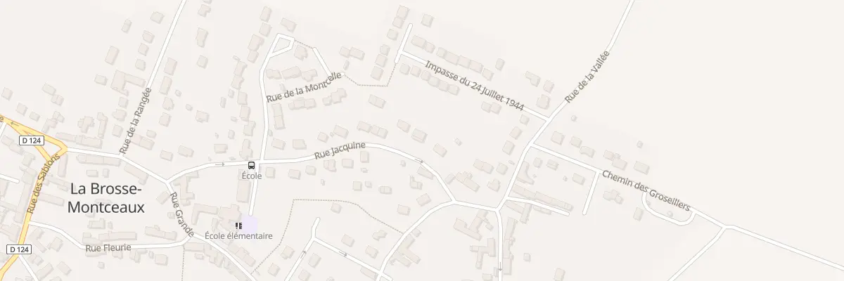 Plan du 19 Rue Jacquine à La Brosse-Montceaux