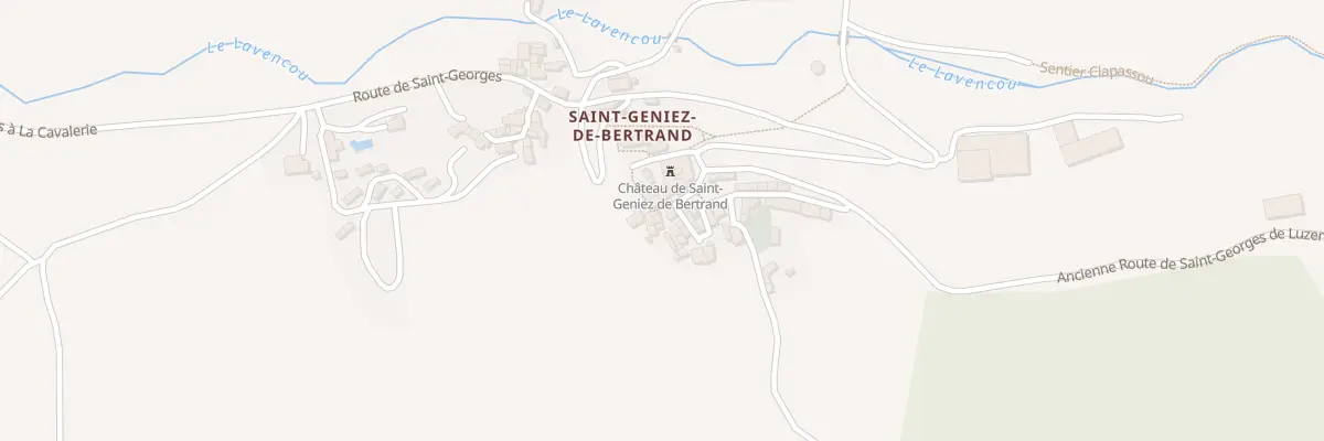Plan du 7 Pl de l’Eglise de St Geniez à Saint-Georges-de-Luzençon