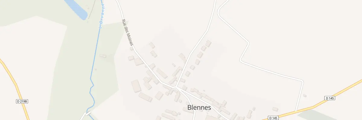 Plan du 5020 Blennes à Blennes