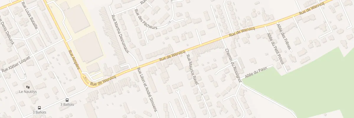 Plan du 118 Rue de Wervicq à Comines
