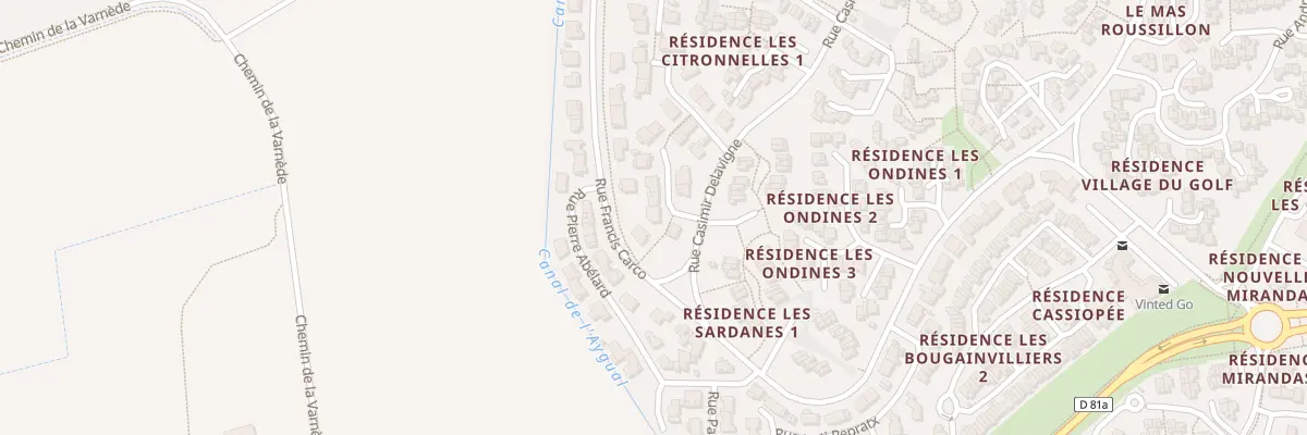 Plan du 3 Imp Ludovic Masse à Saint-Cyprien