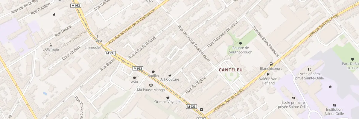 Plan du 21 Rue Gabrielle Bouveur à Lambersart
