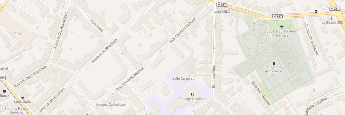 Plan du 81 Rue Flament Reboux à Lambersart