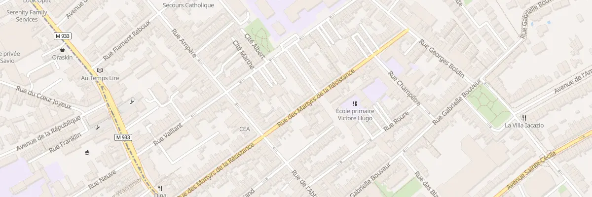 Plan du 67 Rue des Martyrs de la Resistan à Lambersart