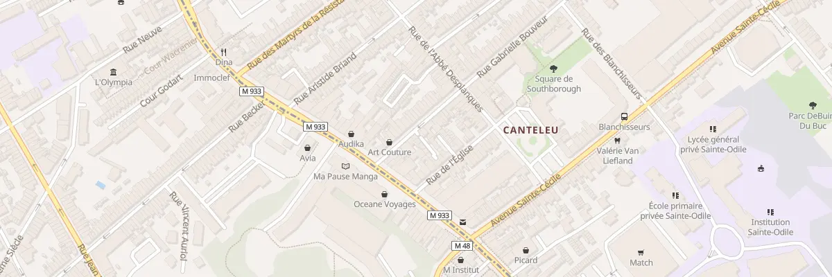 Plan du 6 Rue Gabrielle Bouveur à Lambersart