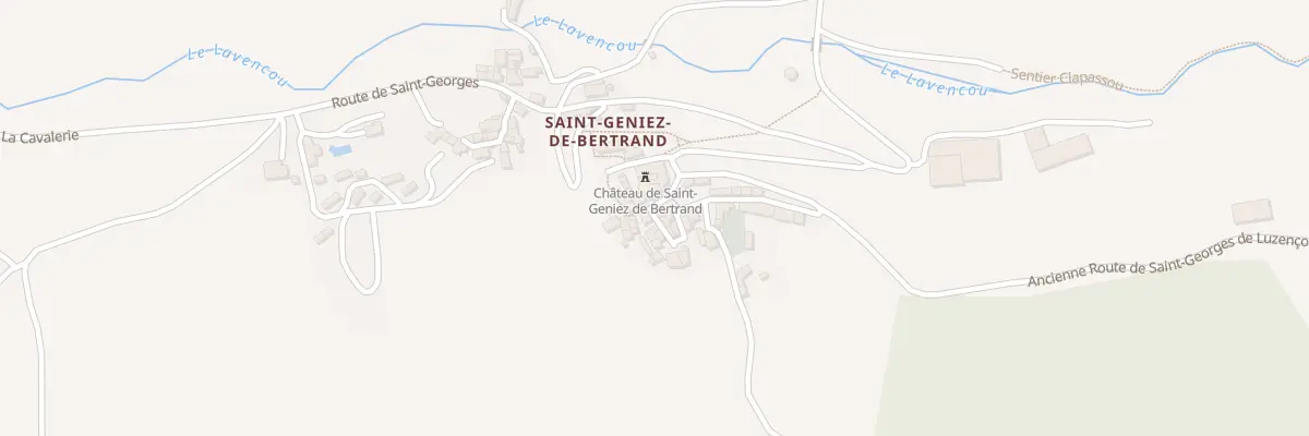 Plan du 8 Rue du Chateau de St Geniez à Saint-Georges-de-Luzençon