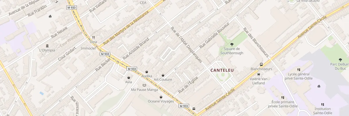 Plan du 25 Rue Gabrielle Bouveur à Lambersart
