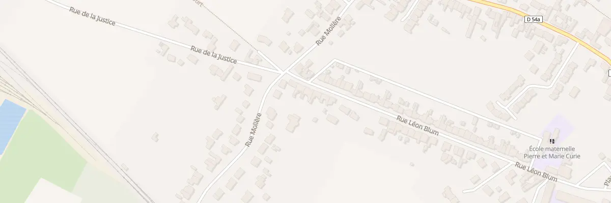 Plan du 405 Rue Léon Blum à Ostricourt