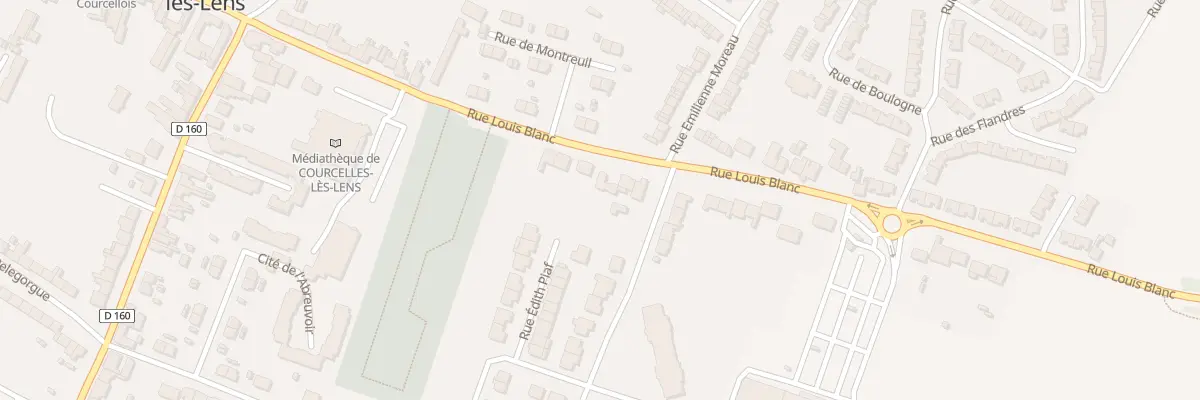 Plan du 46 Rue Louis Blanc à Courcelles-lès-Lens