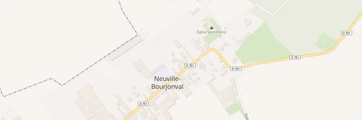 Plan du 30 Rue de Péronne à Neuville-Bourjonval