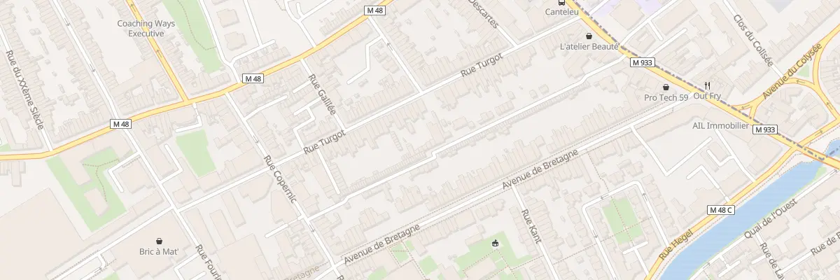 Plan du 63B Rue Turgot à Lille