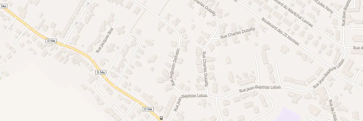Plan du 28 Rue Augustin Defretin à Ostricourt