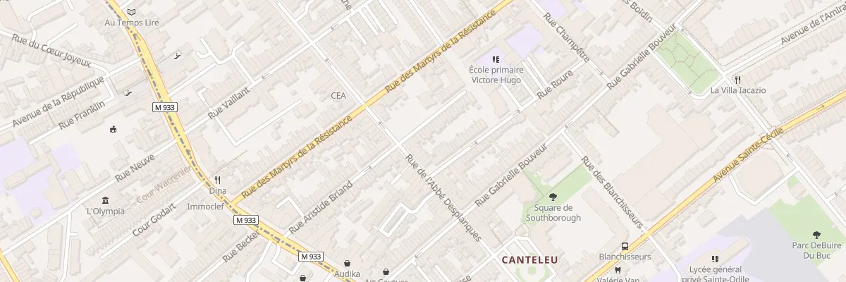 Plan du 52 Rue Aristide Briand à Lambersart