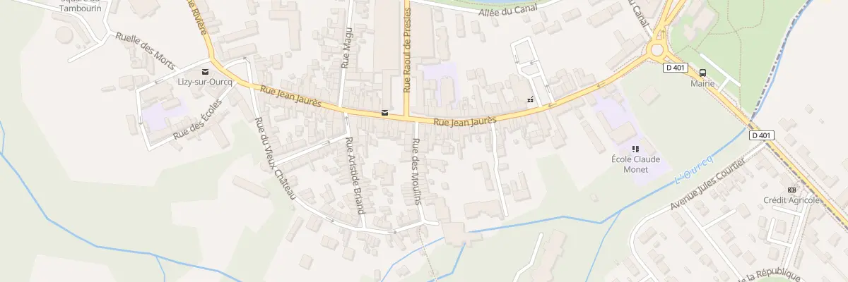 Plan du 1 Rue des Moulins à Lizy-sur-Ourcq