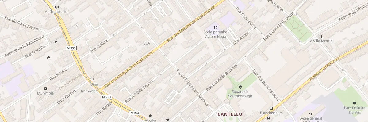 Plan du 54 Rue Aristide Briand à Lambersart