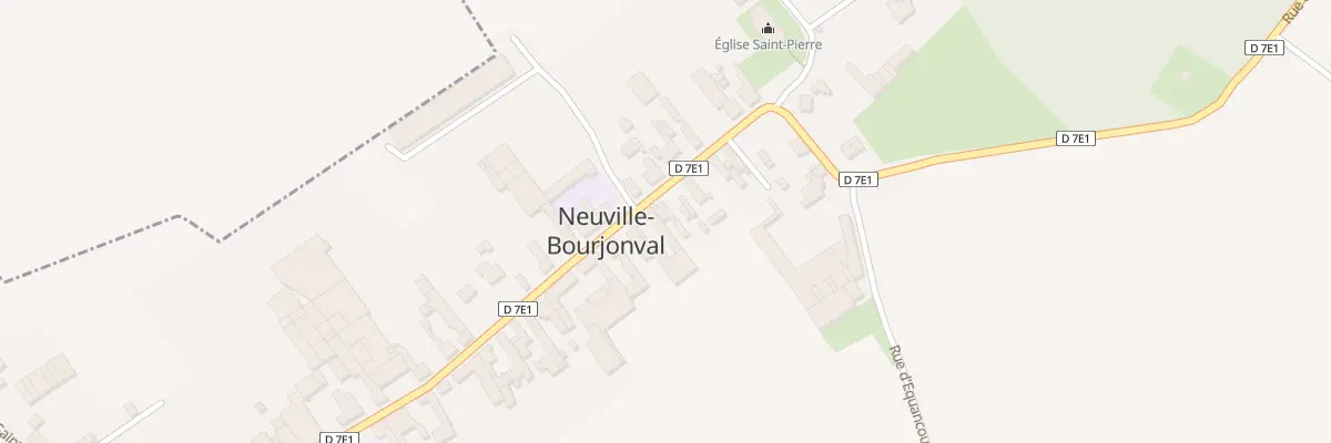 Plan du 33 Rue de Péronne à Neuville-Bourjonval