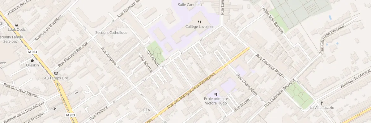 Plan du 62 Rue Vaillant à Lambersart