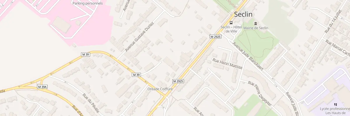 Plan du 96 Rue Roger Bouvry à Seclin