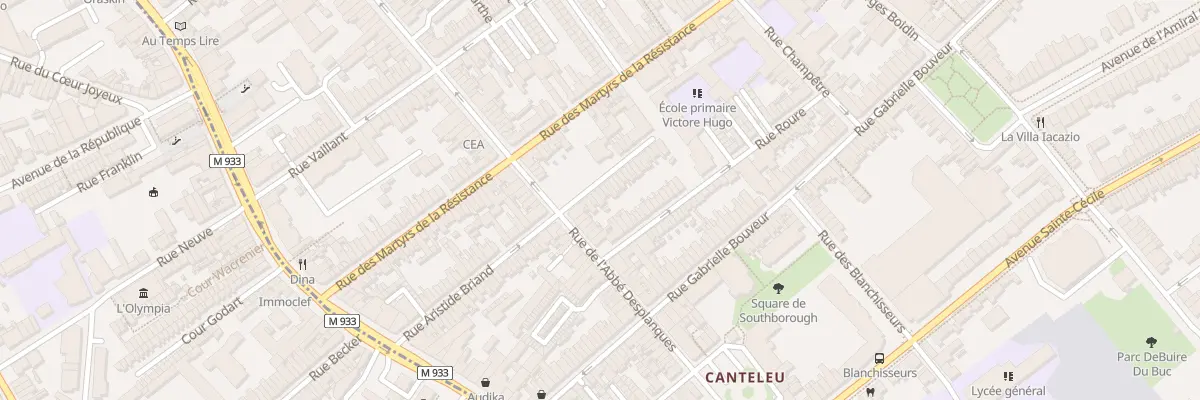 Plan du 56 Rue Aristide Briand à Lambersart