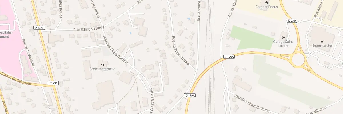 Plan du 5 Rue du Puits Charles à La Charité-sur-Loire