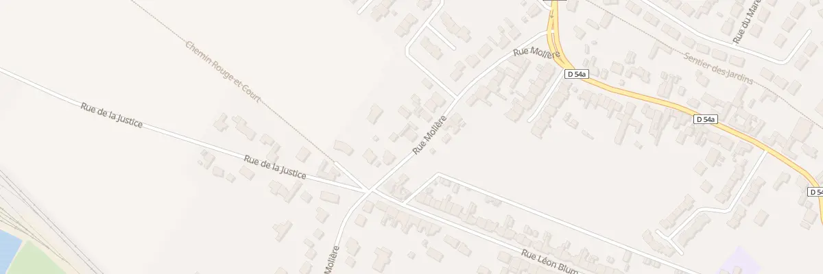 Plan du 168 Rue Molière à Ostricourt