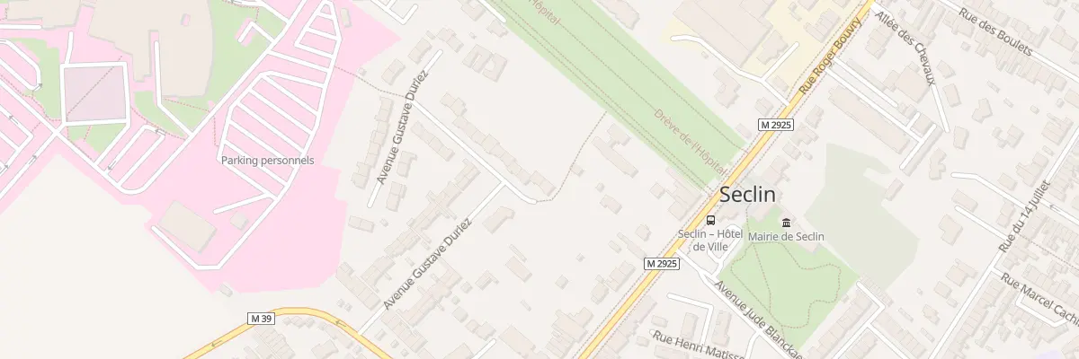 Plan du 33 Av Gustave Duriez à Seclin