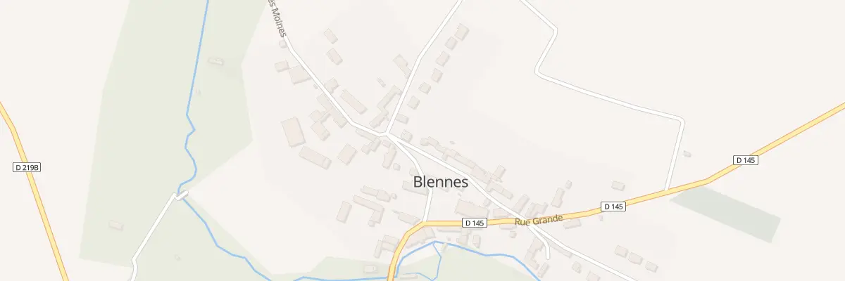Plan du 1 Rue Chaude à Blennes
