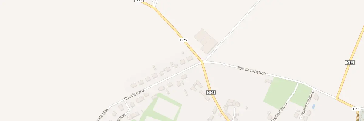 Plan du 4 Rue de Paris à Thury-en-Valois