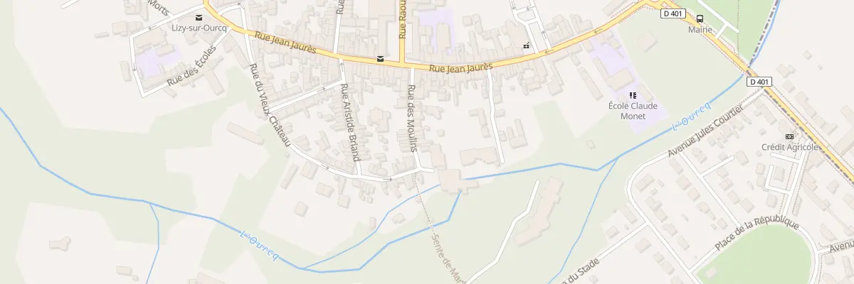 Plan du 25 Rue des Moulins à Lizy-sur-Ourcq