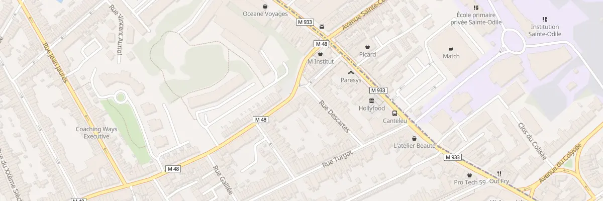 Plan du 24 Rue du Marais de Lomme à Lille