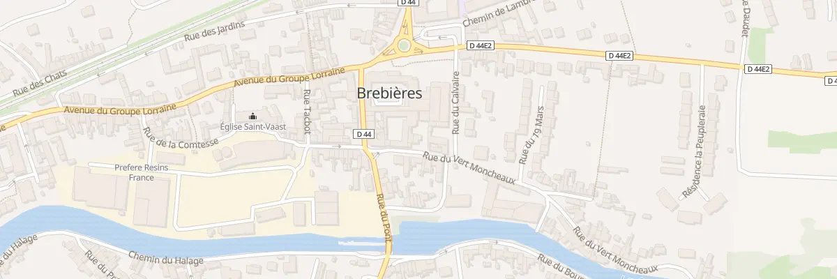 Plan du 5 Rue du Vert Moncheaux à Brebières