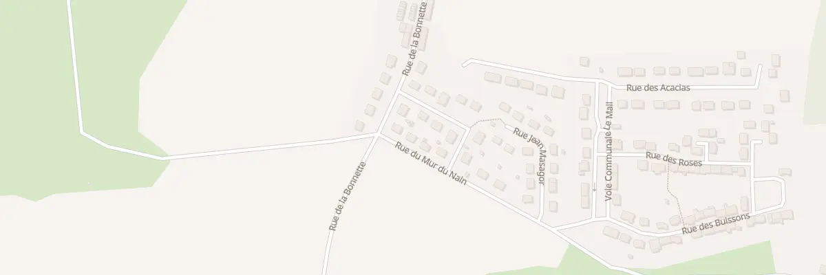 Plan du 20 Rue du Mur du Nain à Vauciennes