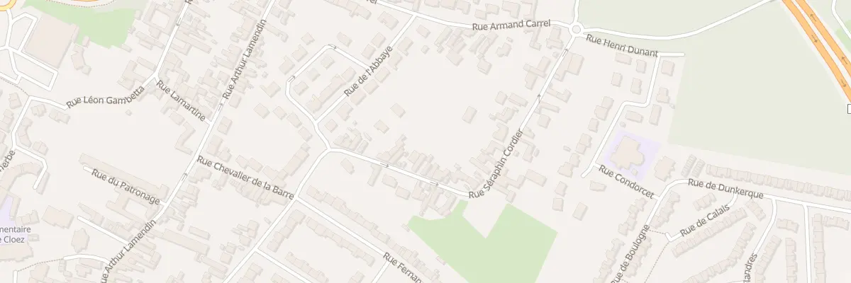 Plan du 15 Rue Séraphin Cordier à Courcelles-lès-Lens