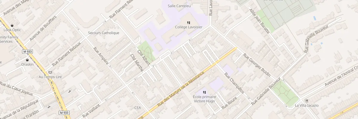 Plan du 66 Rue Vaillant à Lambersart