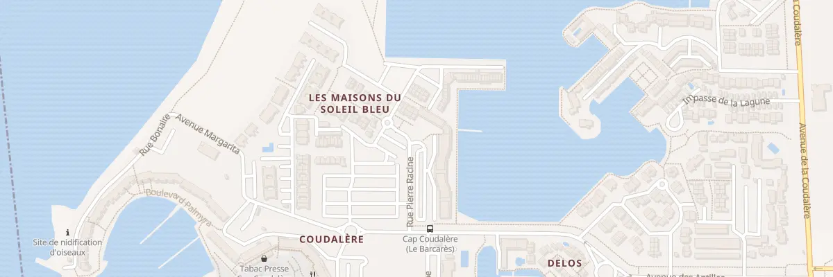 Plan du 2 Rue Pierre Racine au Barcarès