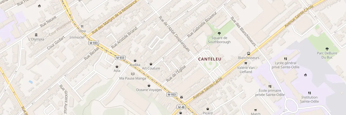 Plan du 16 Rue Gabrielle Bouveur à Lambersart