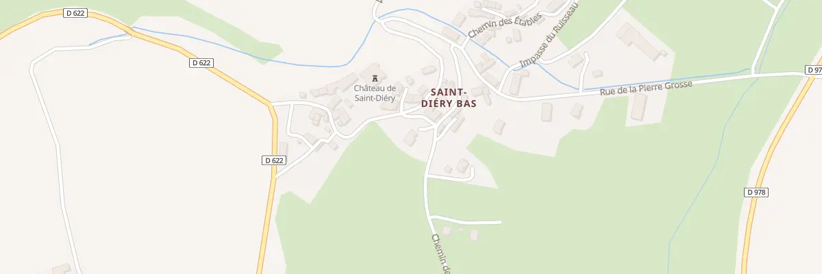 Plan du 5455 Les Ribes à Saint-Diéry