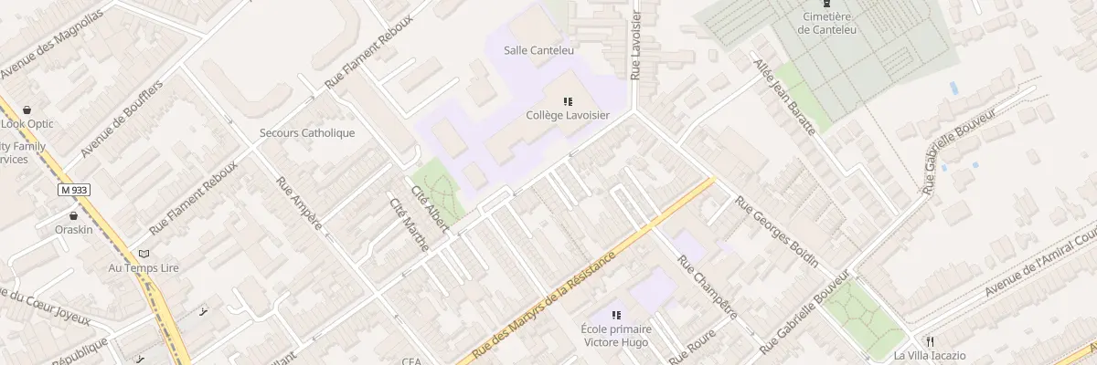 Plan du 74 Rue Vaillant à Lambersart