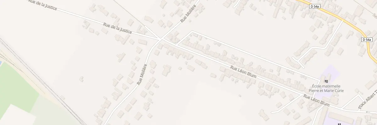 Plan du 375 Rue Léon Blum à Ostricourt