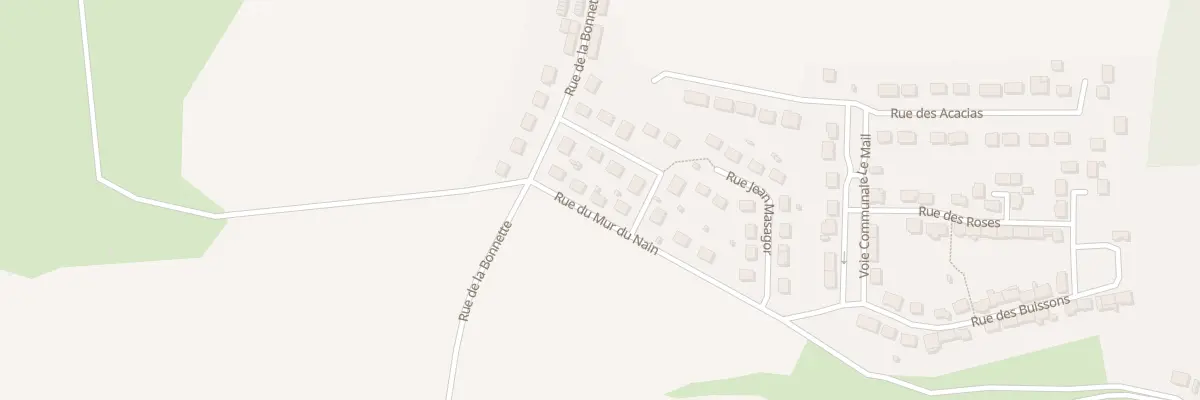Plan du 19 Rue du Mur du Nain à Vauciennes