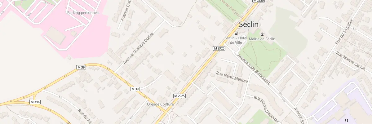 Plan du 92 Rue Roger Bouvry à Seclin