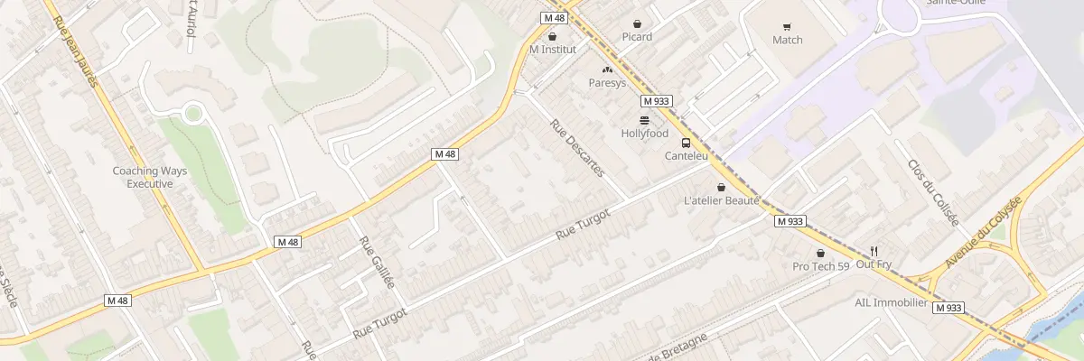 Plan du 11 Rue Descartes à Lille