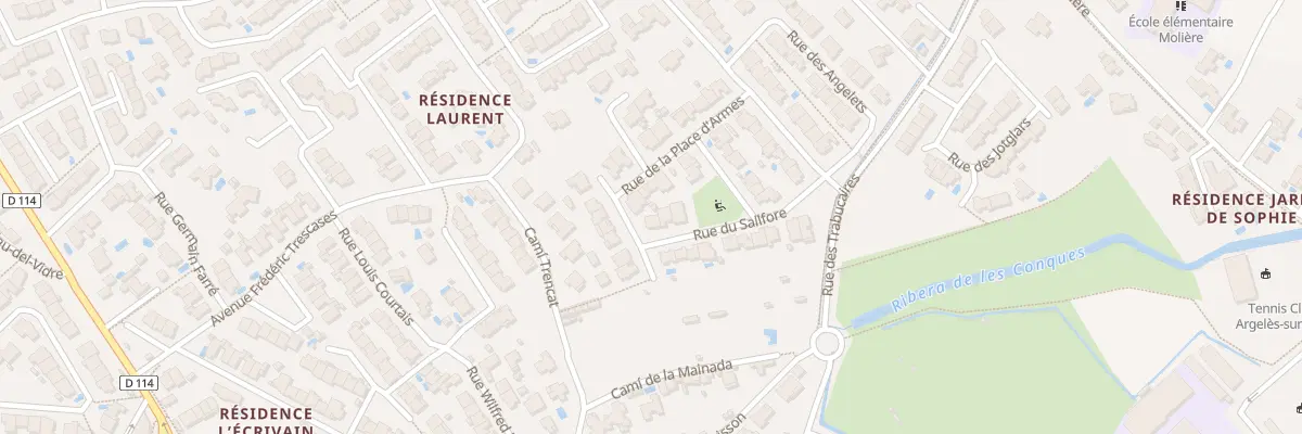 Plan du 8 Rue du Sallfore à Argelès-sur-Mer