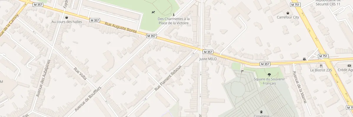 Plan du 14 Rue Flament Reboux à Lambersart