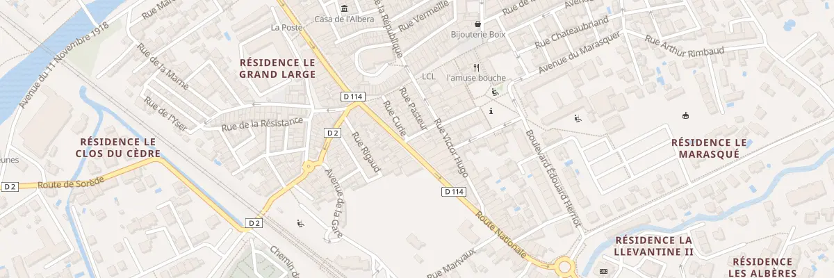 Plan du 53 Rte Nationale à Argelès-sur-Mer