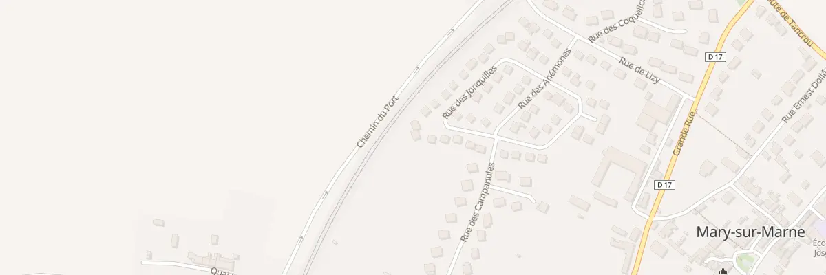 Plan du 28 Rue des Jonquilles à Mary-sur-Marne