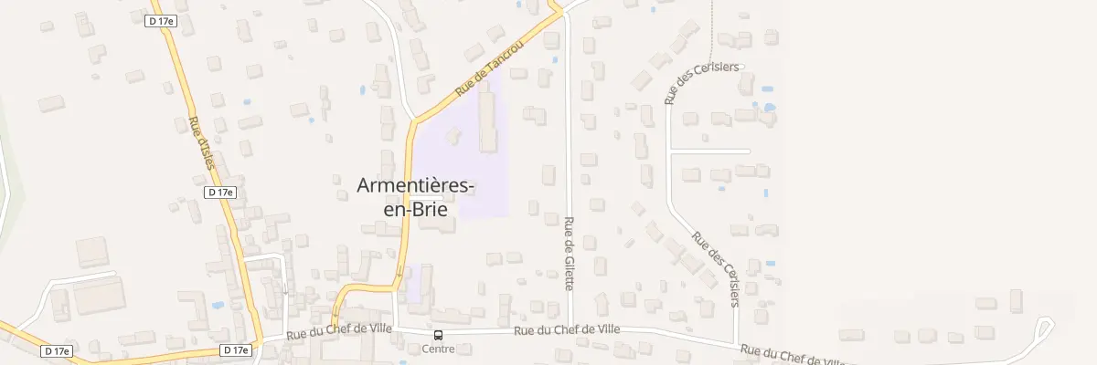 Plan du 3 Che de la Gillette à Armentières-en-Brie