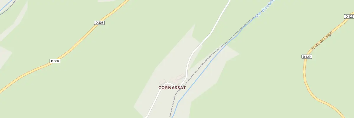 Plan du 5084 Cornassat à Vernusse