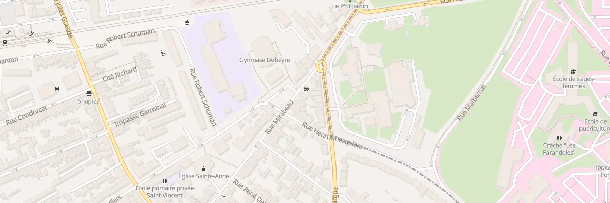 Plan du 158 Rue Mirabeau à Loos
