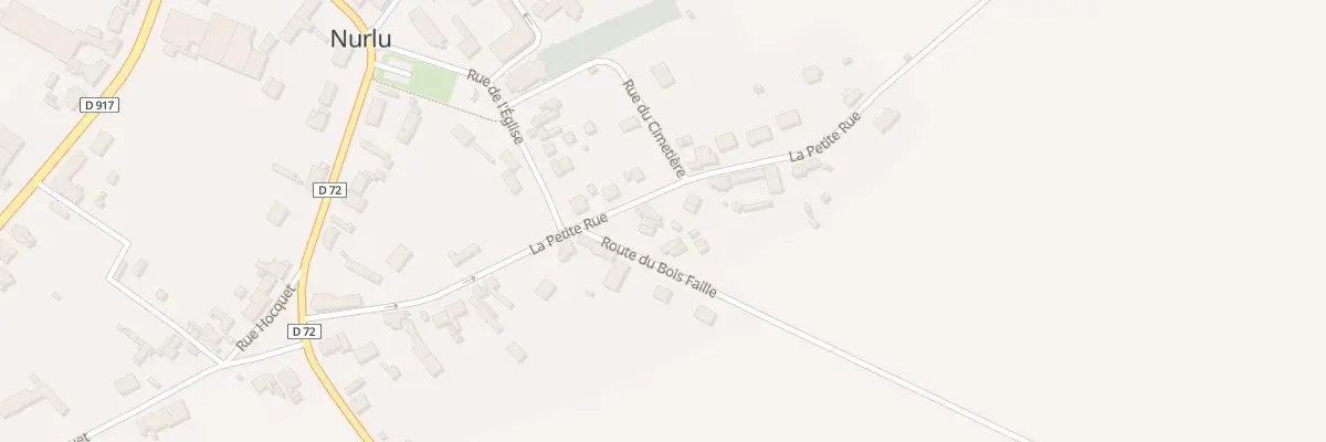 Plan du 23 Ptr La Petite Rue à Nurlu